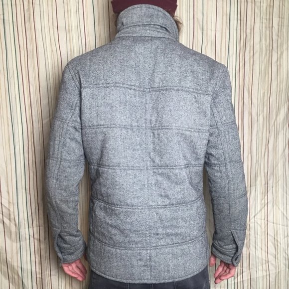 Men's Mixed Wool Winter Jacket - Picture 3 of 8